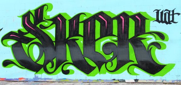 Граффити на бумаге