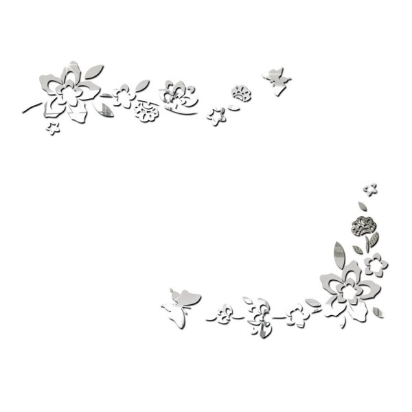 Наклейка интерьерная зеркальная