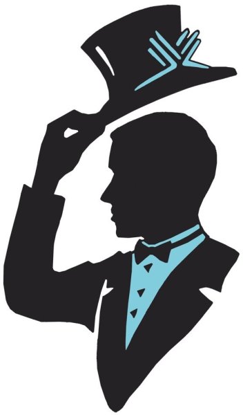 Приподнимает шляпу