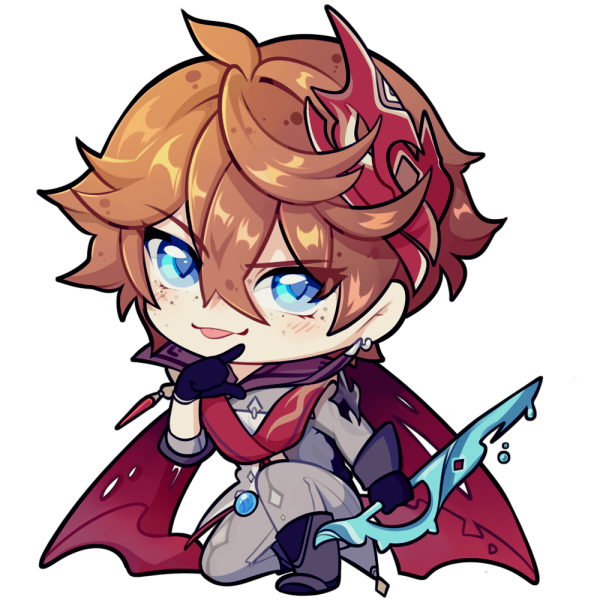 Наклейки Геншин ин пакт