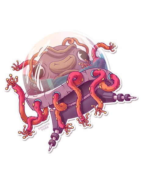 Стикеры Осьминожка