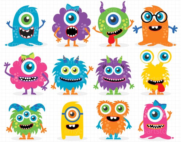 Cookie Monster наклейки