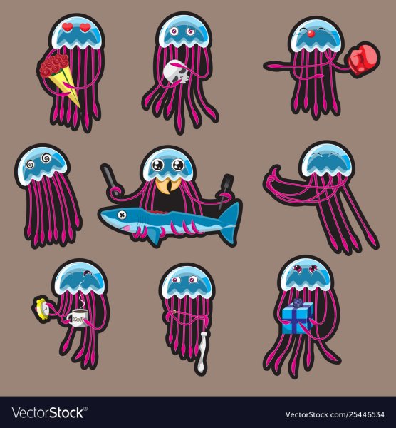 Бирюзовая медуза