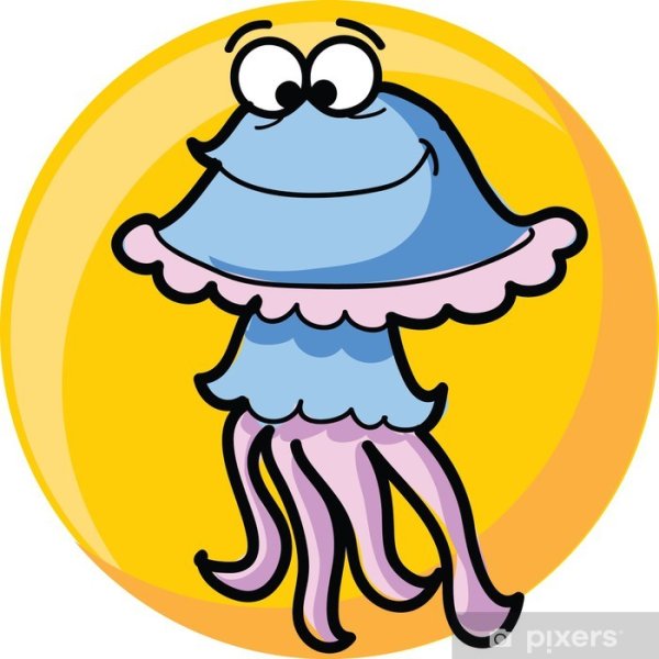 Медуза контур