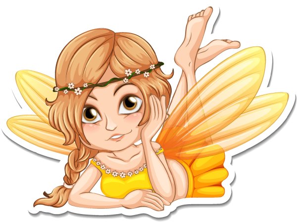 Фея Эльф вектор