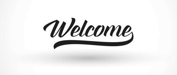 Красивая надпись Welcome