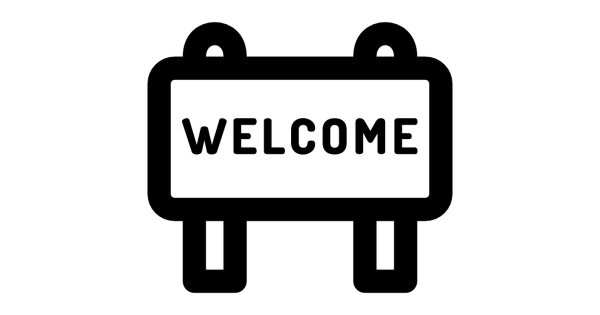 Стикер Welcome