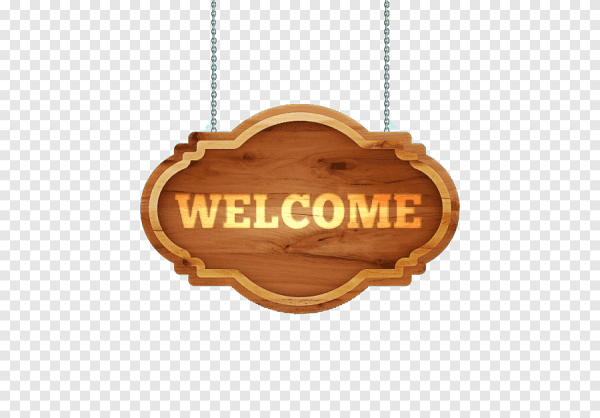 Табличка Welcome