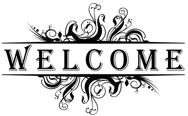 Красивая надпись Welcome