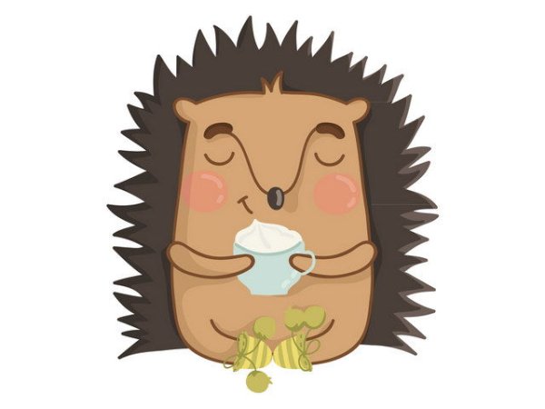 Ежик мультяшный