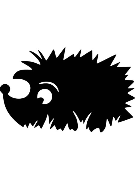 С наклейками Ежик