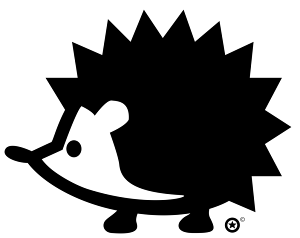 Трафарет ежа