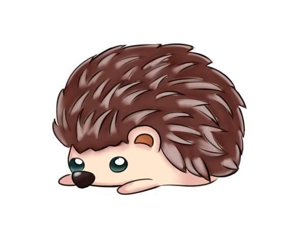 Ежик стикер