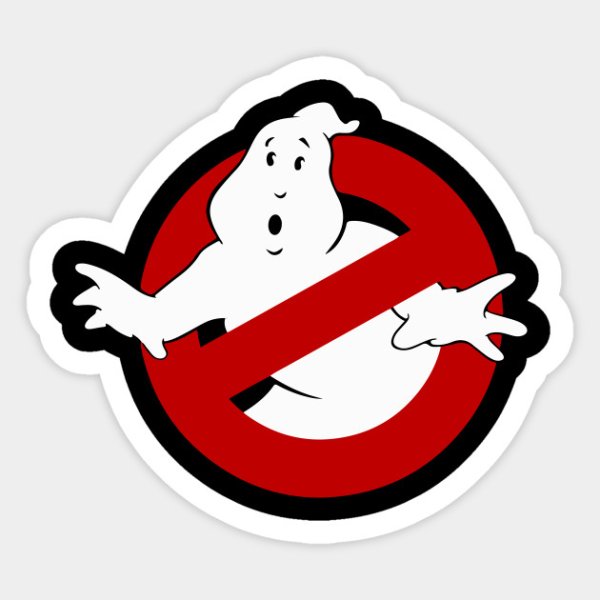 Наклейка охотники за привидениями