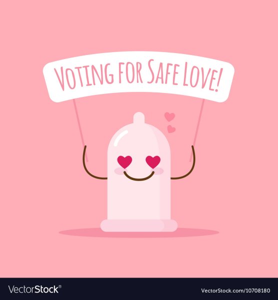 Милый презерватив рисунок