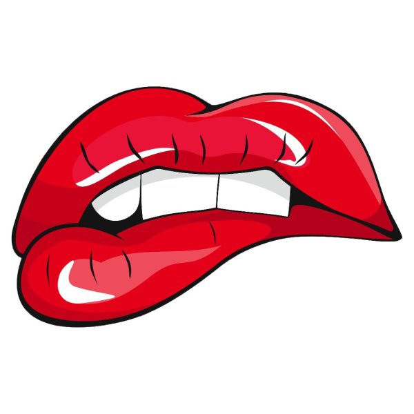 Наклейки губы