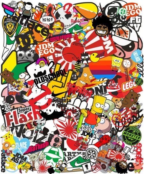 Наклейка (стикер) Art