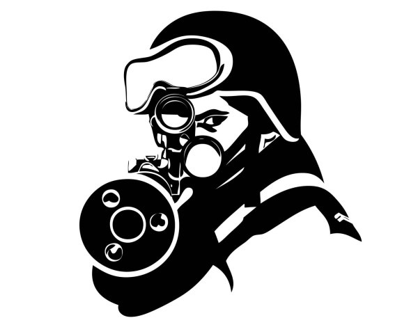 Стикер снайпер