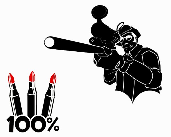 Снайпер вектор