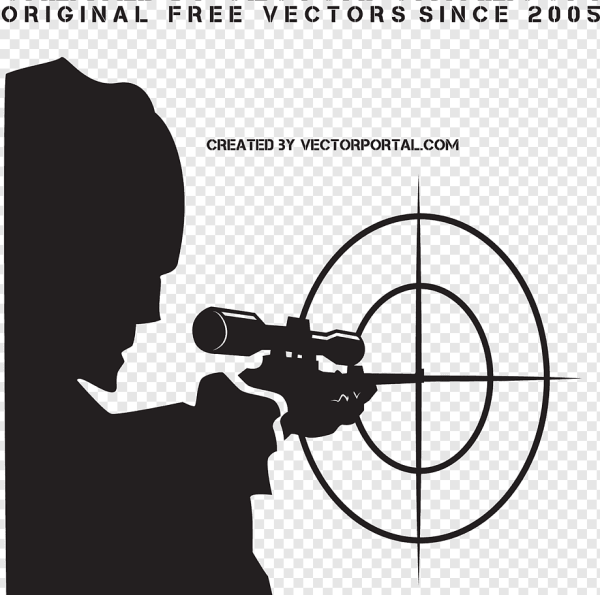 Снайпер силуэт