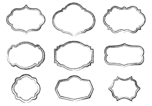 Шаблон рамки для печати