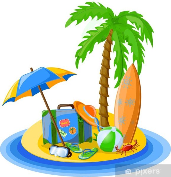 Отпуск вектор прозрачный фон