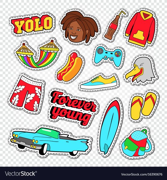 Наклейки Стикеры отпуск