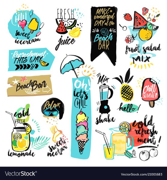 Лето море наклейка