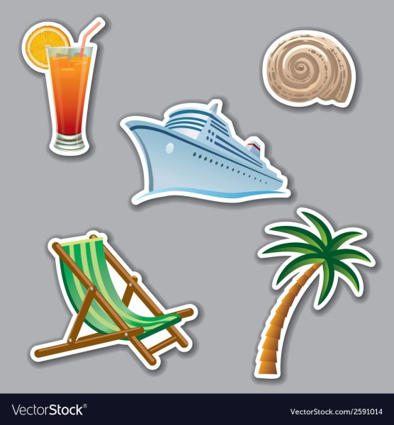 Наклейки отпуск