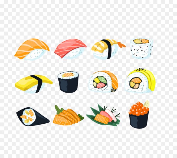 Суши роллы вектор