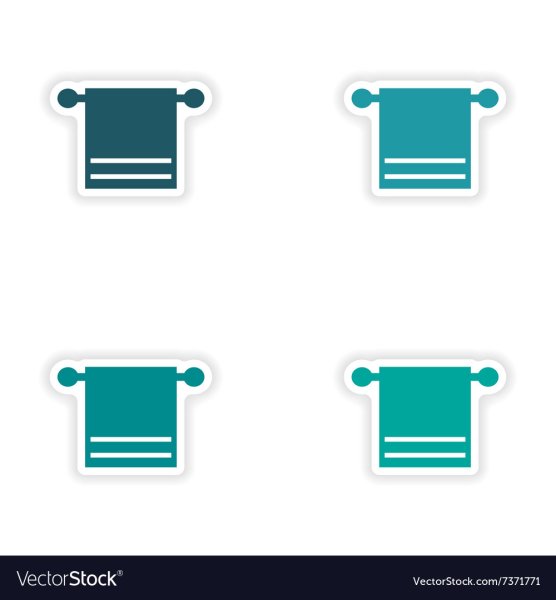 Сложенное полотенце вектор