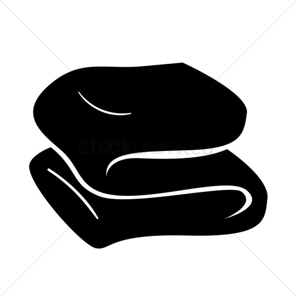 Стопка полотенец вектор