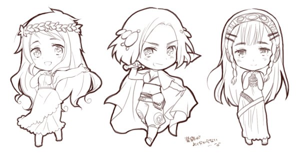 Чибик набросок