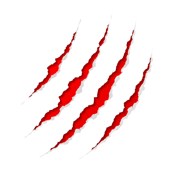 Разрез от когтей