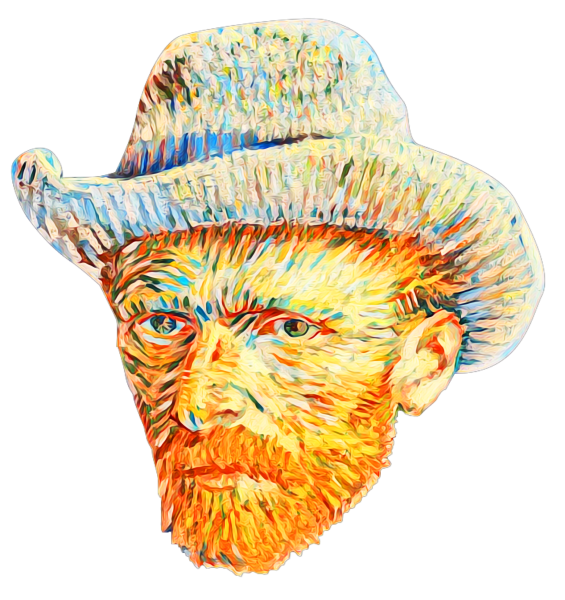 Наклейки картины художников