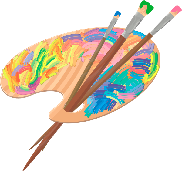 Творчество флет иллюстрация