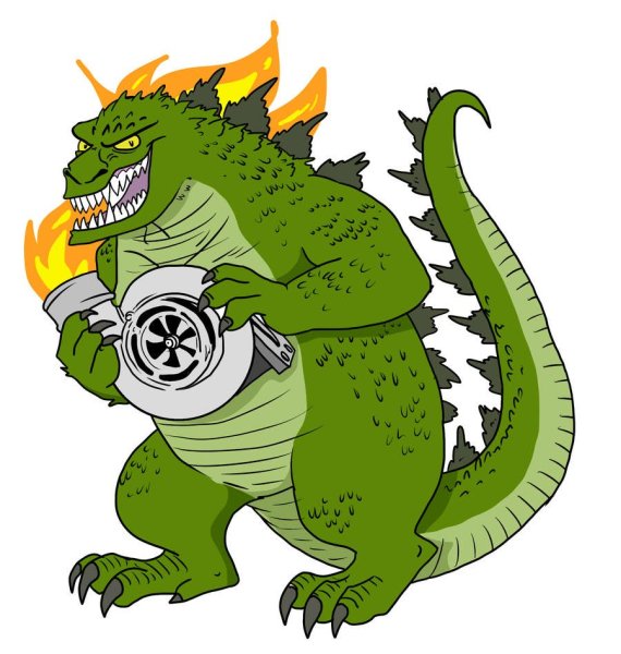 Годзилла наклейки