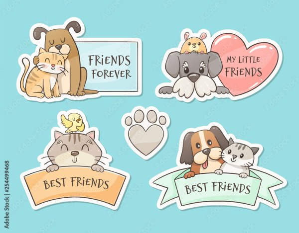 Стикеры best friends