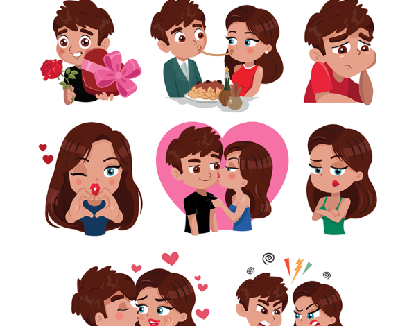 Valentine Sticker for Word Office