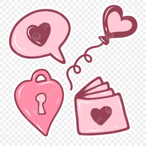 Стикеры с днем Святого Валентина