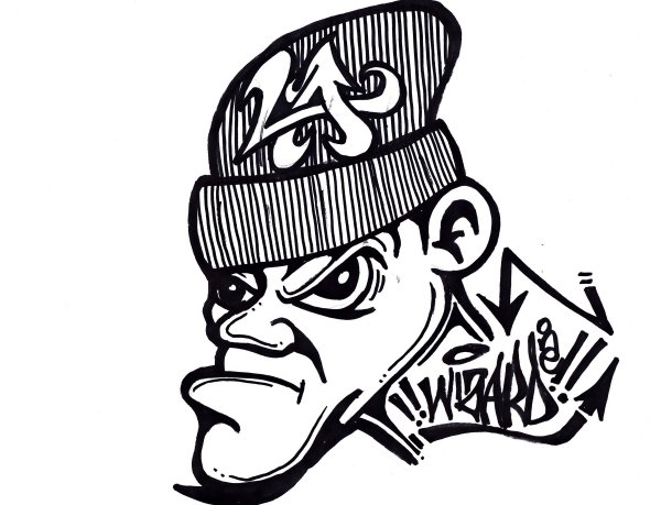 Эскизы в стиле андеграунд