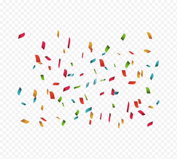 Конфетти стикер