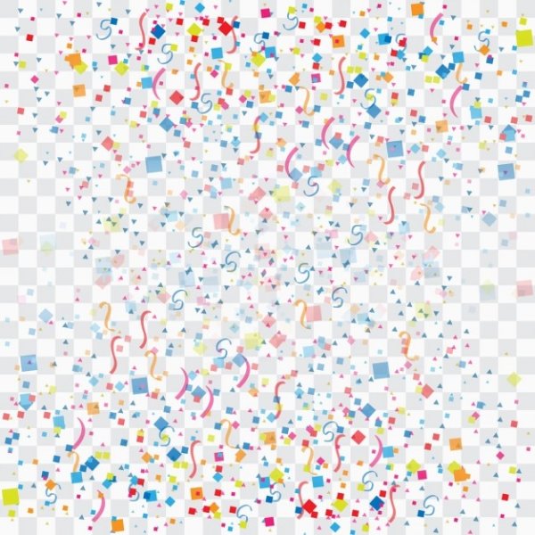 Конфетти для фотошопа