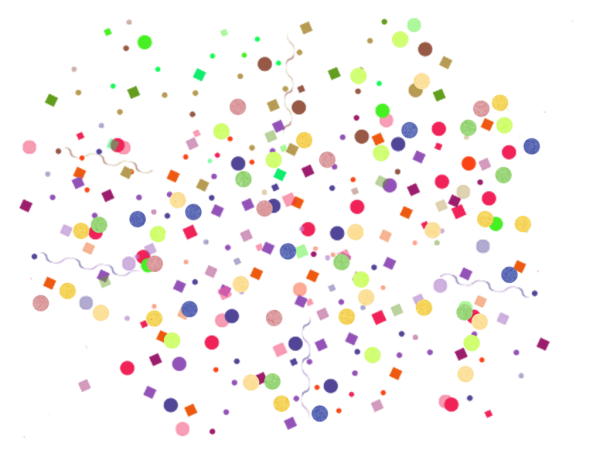 Конфетти разноцветный