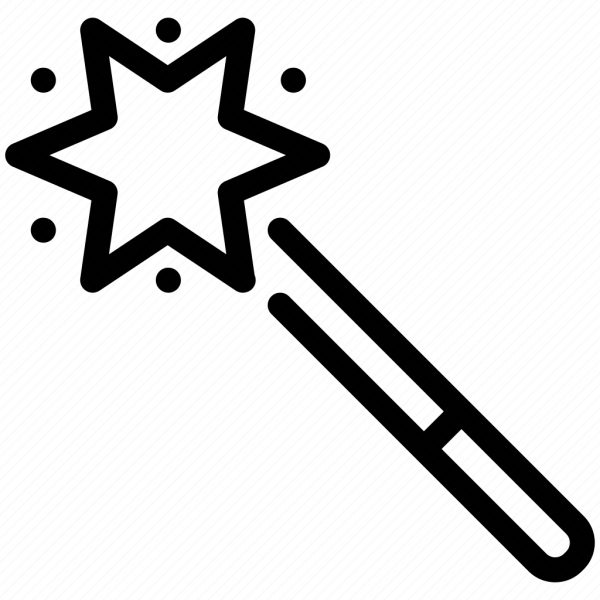 Волшебная палочка голубая