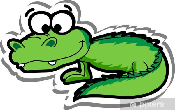 Зубы крокодила силуэт