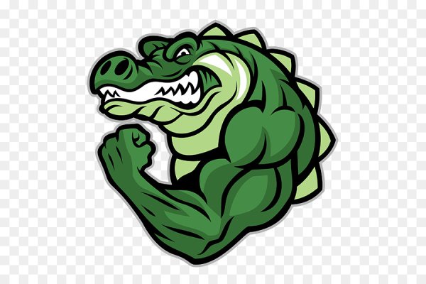 Крокодил стикер