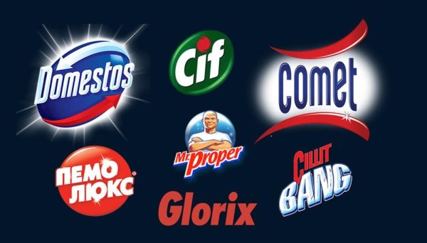 Domestos этикетка