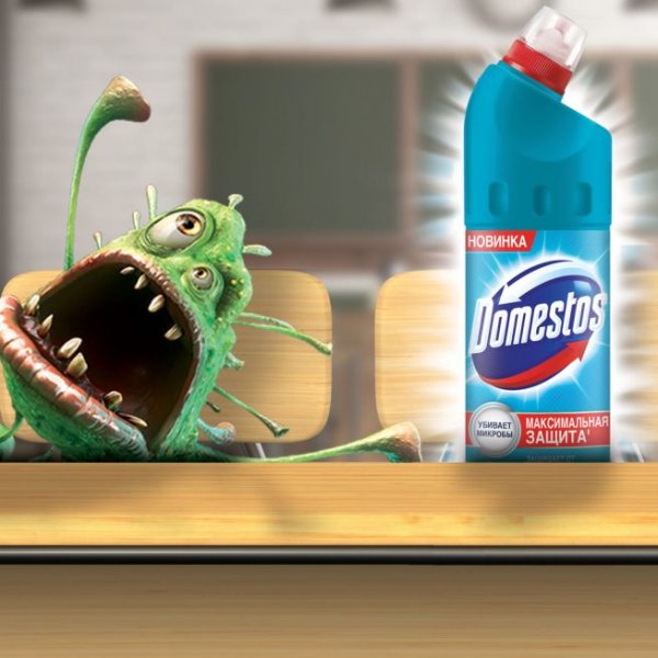 Реклама средства для мытья посуды