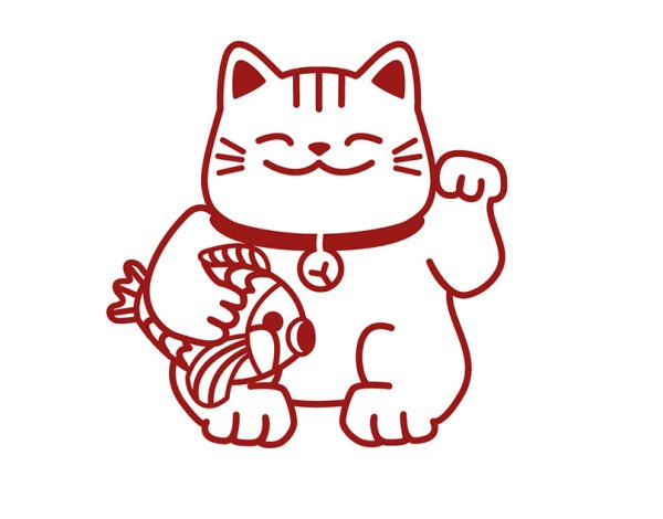 Манеки неко вектор